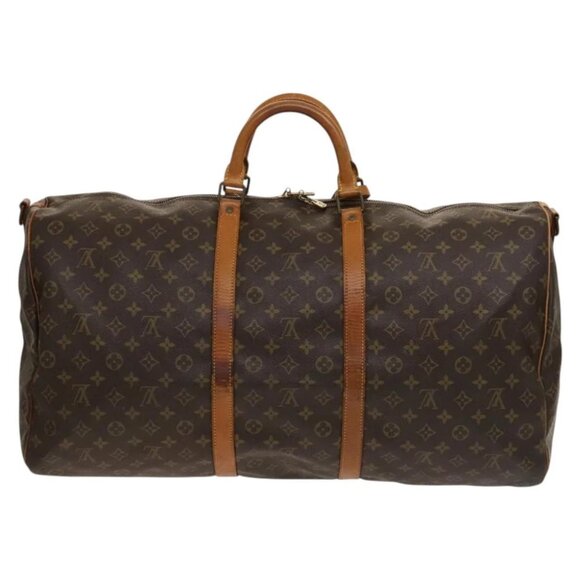 LOUIS VUITTON Monogram Keepall Bandouliere 55 Boston Bag - Picture 2 of 14